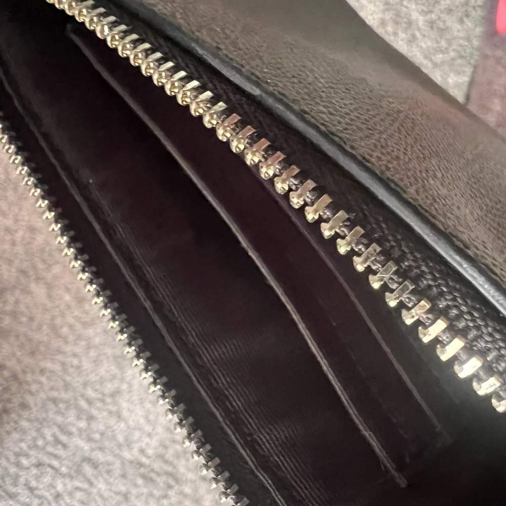 Coach mini wallet with wrist strap. Silver. New. - Picture 3 of 3